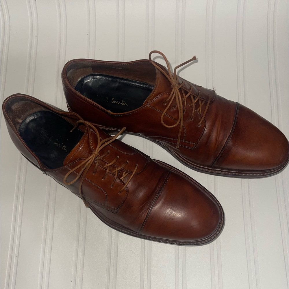 Paul Smith brown leather dress shoes US Size 9